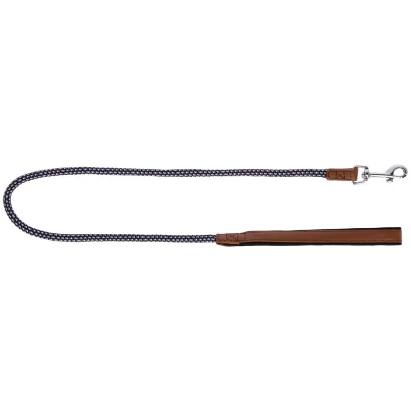 Laisse en corde bleue 100 cm - Confort et solidité