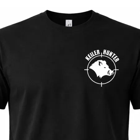 T-Shirt Keiler Hunter noir coton 190g/m² manches courtes