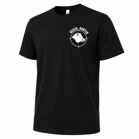 T-Shirt Keiler Hunter noir coton 190g/m² manches courtes