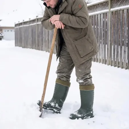 Bottes EVA isolantes étanches kaki - Tailles 40 à 47