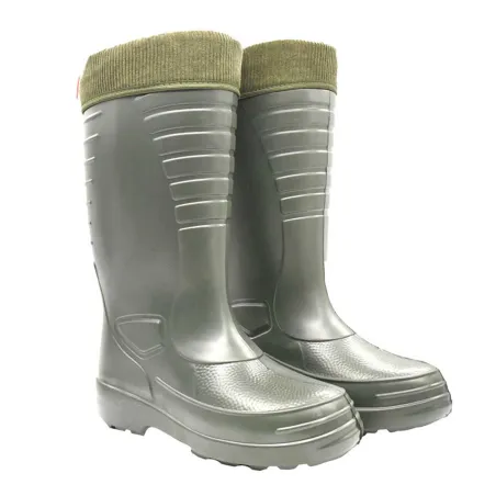 Bottes EVA isolantes étanches kaki - Tailles 40 à 47