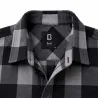 Chemise Homme Flanelle Brandit® - Carreaux Noir/Gris