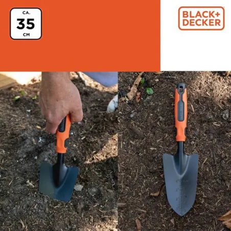 Transplantoir Black&Decker® 35 cm gradué en acier