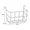 Râtelier à foin lapins galvanisé 20 cm OLBA | Ducatillon