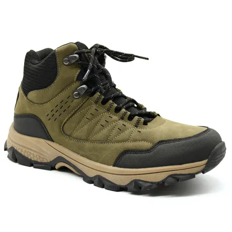 Chaussures Indiana kaki PU/MESH - Tige haute 39-46