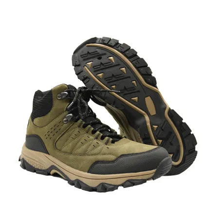 Chaussures Indiana kaki PU/MESH - Tige haute 39-46