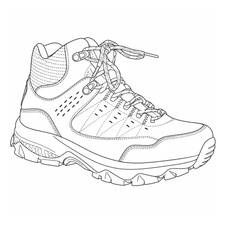 Chaussures Indiana kaki PU/MESH - Tige haute 39-46