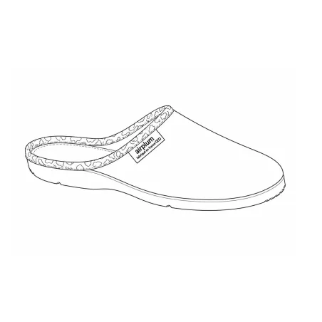Mules Tara noires peau de pêche bordure léopard