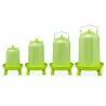 Abreuvoir 14L sur pied vert pour volailles - Pratique