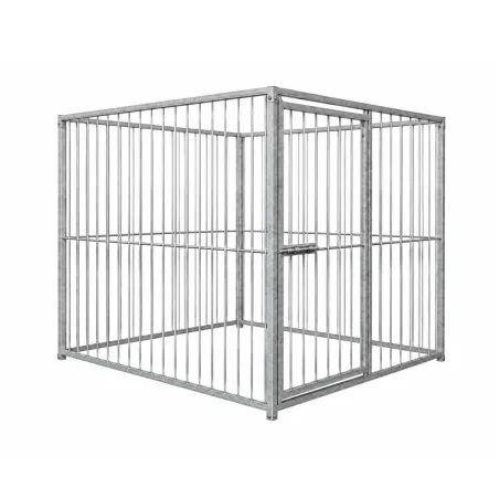 Chenil acier 1,5x2m - Kit complet sécurisé extérieur