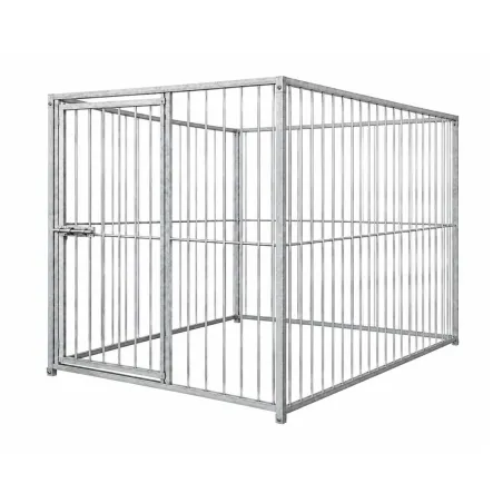 Chenil acier 1,5x2m - Kit complet sécurisé extérieur