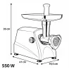 Hachoir viande pro 550W aluminium 3-5-8mm Lacor