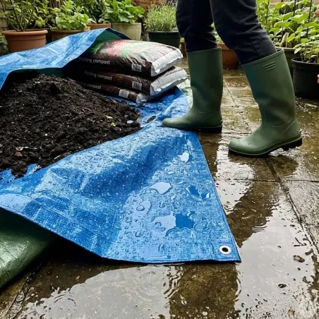 Bâche ultra-légère 2x3 m pour protection extérieure