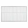 Chenil acier 1,5x2m avec porte 1,5m pour niche