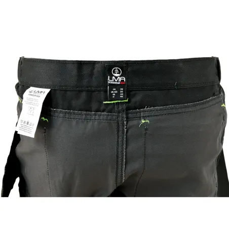 Bermuda travail 4 poches gris/noir - T38 à 52
