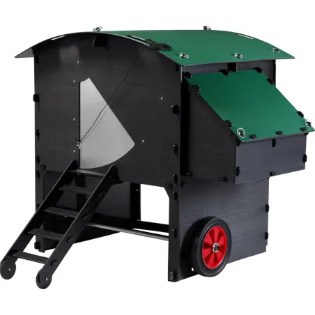 Poulailler surélevé plastique recyclé 8-15 poules