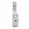 Fixation toiture chenil pour barre 25x25 mm - solide et durable