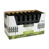 Clôtures jardin noires 50x30 cm - Lot de 6 résistantes