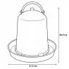 Kit abreuvoir 8L + mangeoire 9kg pour volailles