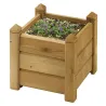 Jardinière bois 30x30x30 cm - Élégance naturelle