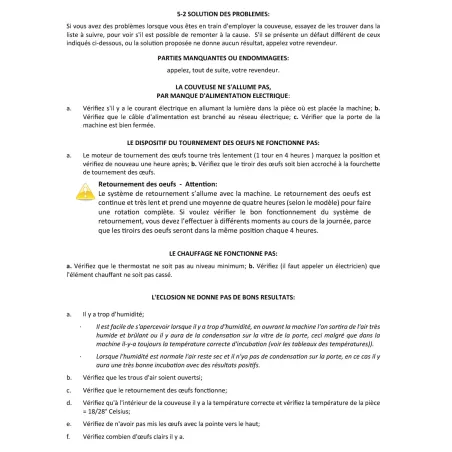 Couveuse Maino DUC 70 + humidificateur auto - 70 œufs