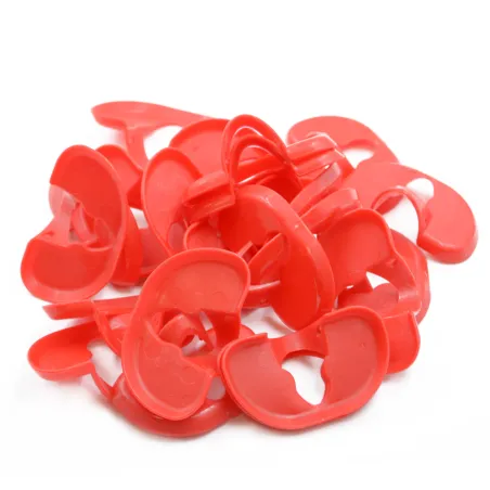 Lot de 25 lunettes anti-piquage pour petites volailles