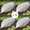 Lot de 4 voiles de croissance 2,5x10m pour cultures