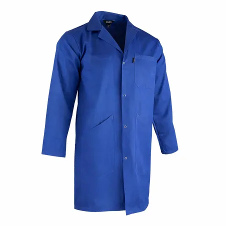 Blouse homme Limeur LMA® coton bleu - 240 g/m² manches longues