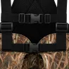 Gilet harnais chasse camo roseaux multi-poches adaptable