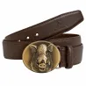 Ceinture cuir synthétique boucle sanglier Verney-Carron