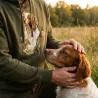 Sweat capuche kaki épagneul Bartavel® - Chasse & Nature