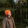 Bonnet Ultra Swedteam® orange néon - Visibilité optimale