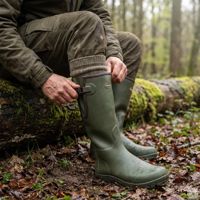 Bottes Arxus Pioneer Nord Green isolées néoprène -15°C