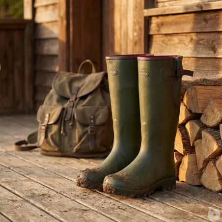 Bottes Arxus Pioneer Nord Green isolées néoprène -15°C