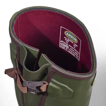 Bottes Arxus Pioneer Nord Green isolées néoprène -15°C
