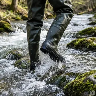 Waders chasse PVC haute résistance imperméables | Ducatillon