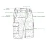 Short cargo camo 4 poches - style militaire outdoor