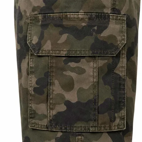 Short cargo camo 4 poches - style militaire outdoor