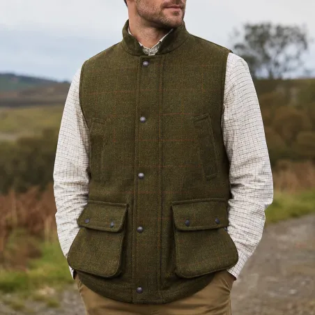 Gilet de chasse Barington Vert Laine Walker & Hawkes