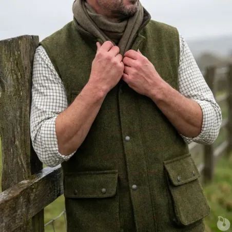 Gilet de chasse Barington Vert Laine Walker & Hawkes