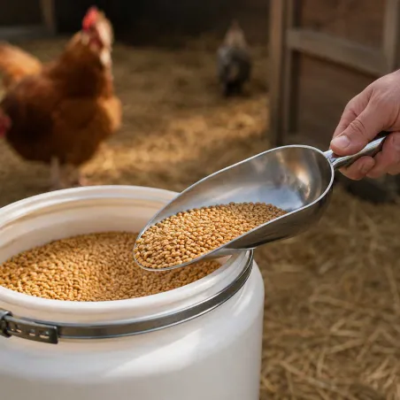 Pelle à grains en aluminium - Capacité 300 ml