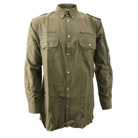 Chemise Bartavel® coton kaki respirante S-3XL