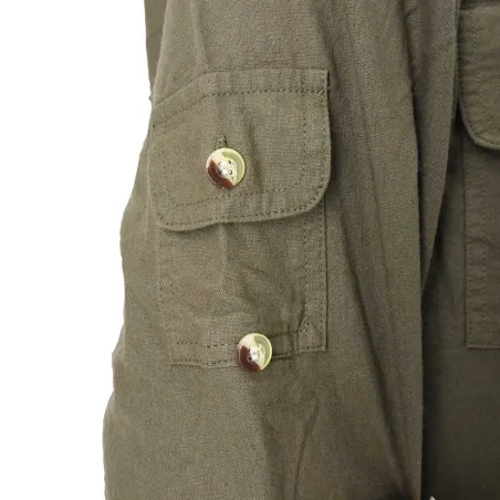 Chemise Bartavel® coton kaki respirante S-3XL