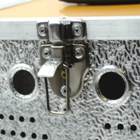 Panier alu 2 loges pour pigeons 24x21x28 cm