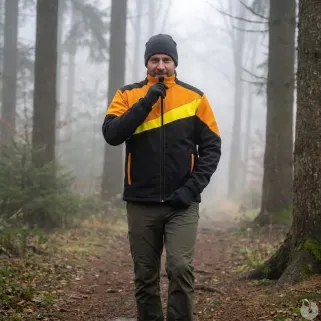 Veste softshell Francital 3 couches 300g haute visibilité