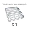Couveuse multi-espèces : caille, poule, oie, paon, dinde