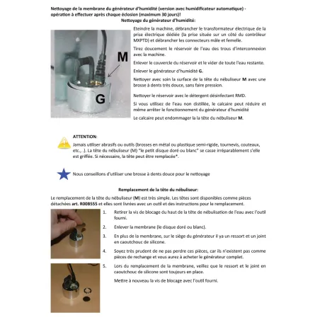 Couveuse multi-espèces : caille, poule, oie, paon, dinde