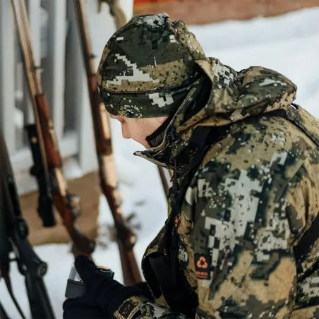 Bonnet Alpha léger camo kaki Veil - Taille unique