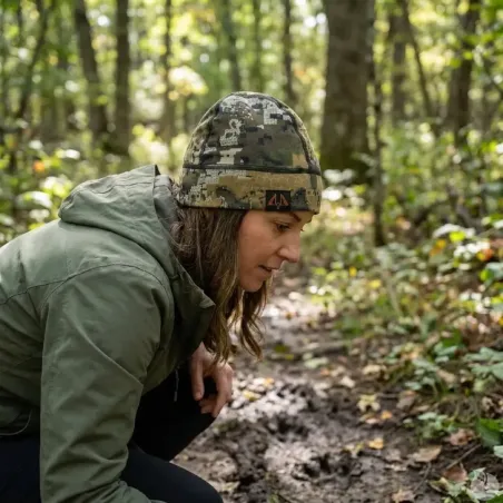 Bonnet Alpha léger camo kaki Veil - Taille unique