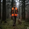 Gilet de chasse haute visibilité déperlant Percussion